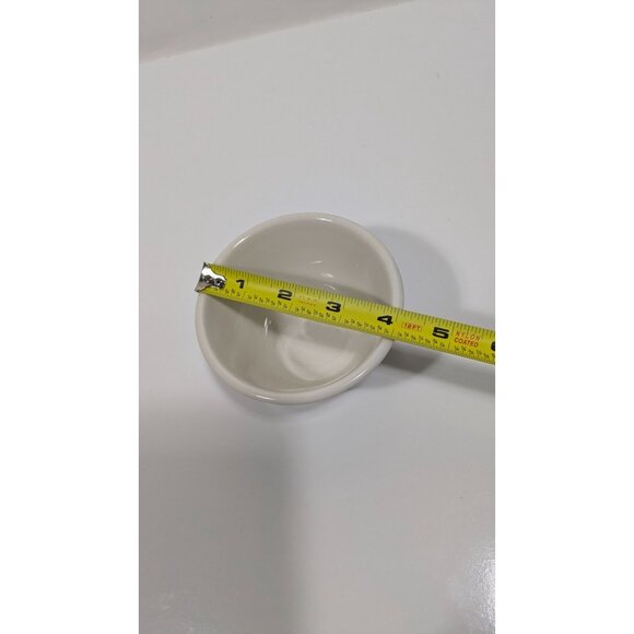 Syracuse Strawberry Hill Custard Cup White Red Floral Mid-Century Collectible - Picture 11 of 11